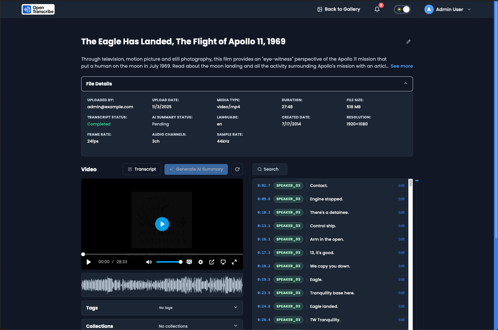 12 videos processing