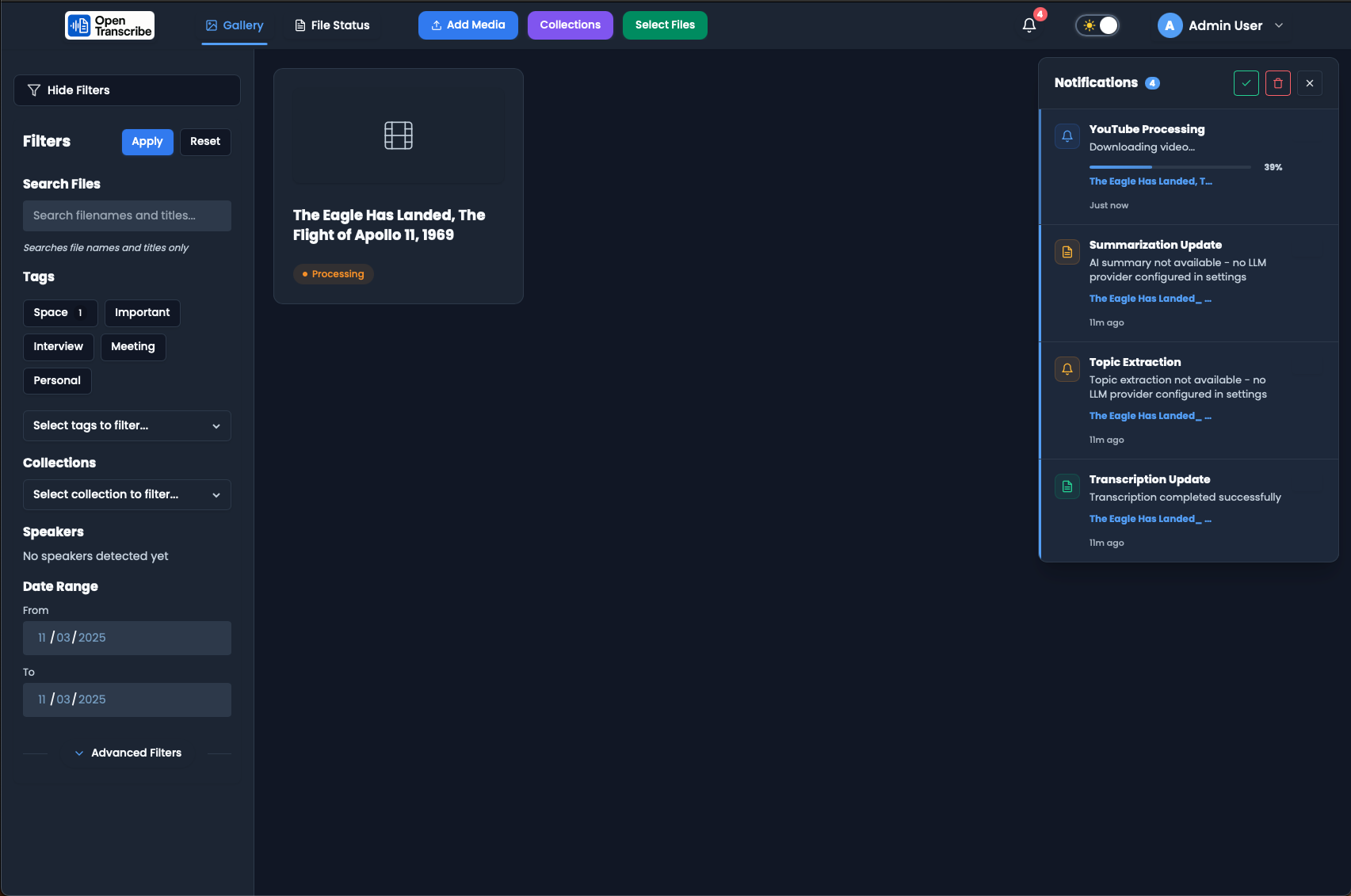 Manage Collections