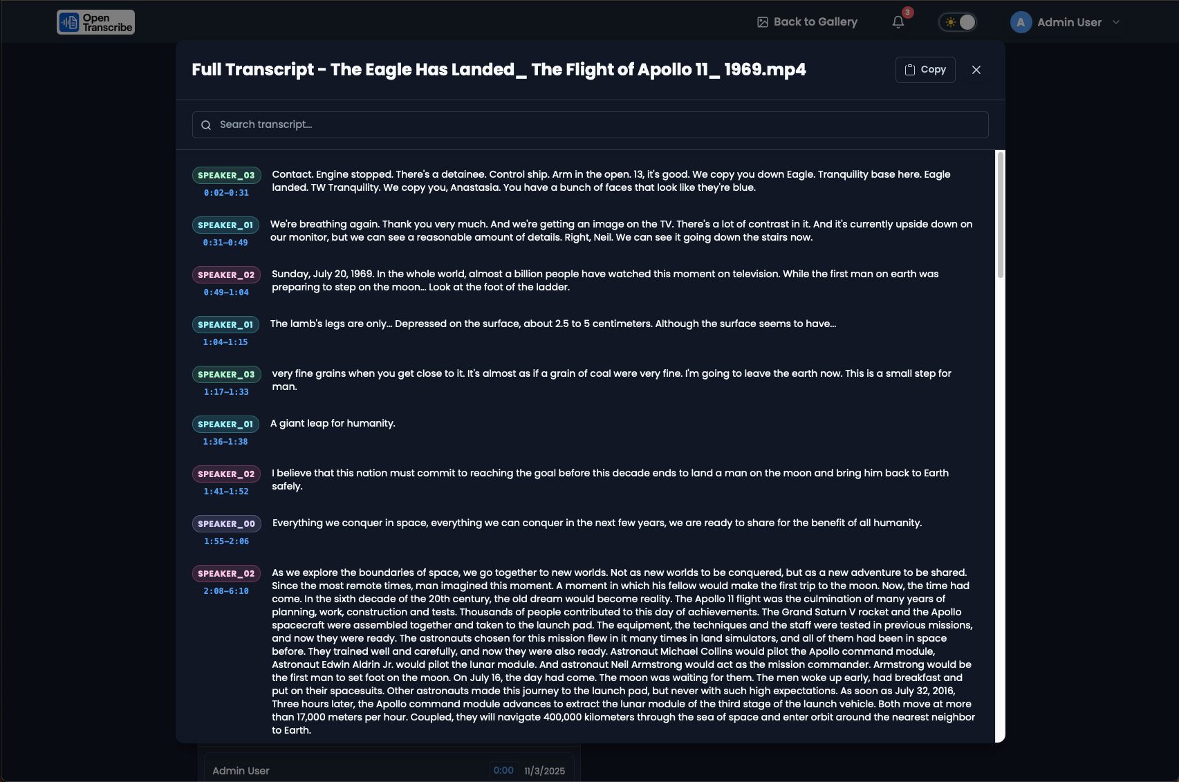 Generate AI Summary button