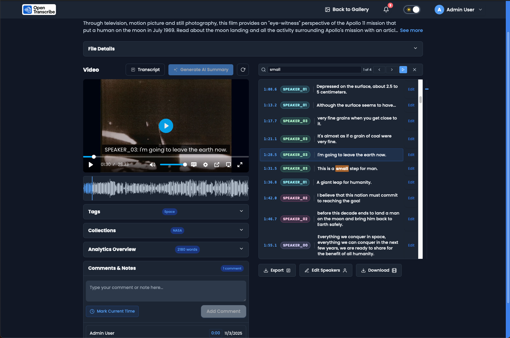 AI prompt viewer